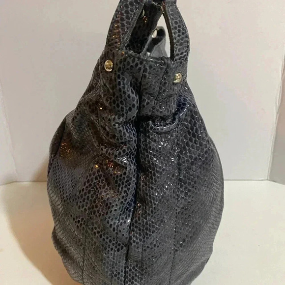Furla gray snake skin leather hobo handbag - Picture 4 of 11